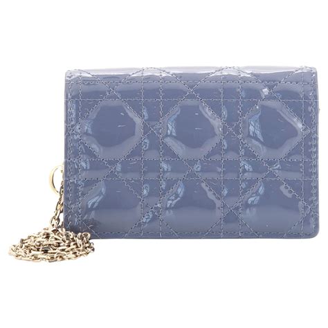 Lady Dior Nano Pouch Deep Ocean Blu